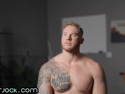 Solo tattooed dirty jock loves stroking his hard dick