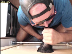 Amateur IR gloryhole BJ DILF assfucked by sucked black BF