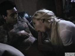 Stepbro fucks petite stepsis after years