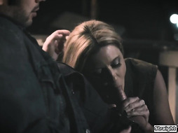 Husband fucks his mature wife outdoors