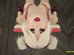 Dominant 3D Dickgirl Hardcore Throat Fuck