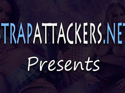 Hot strapon babe fucks tight ass dude