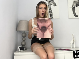 SPH dirty talk solo babe humiliates small dick loser