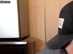 Old amateur gloryhole gaydaddy sucks rod in homemade closeup