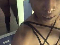 Mixed Slut Shakes Butt