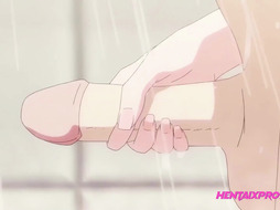 Step Bro & Step Sis Shower SEX HENTAI