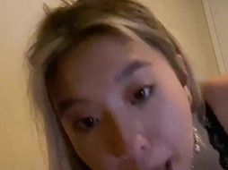 Pretty Asian Teen Sucks Black Cock