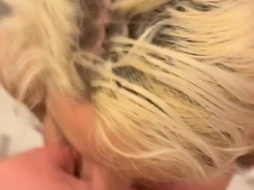 Blonde Muscle Girl gets Ass Fucked