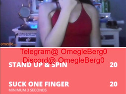 Omegle Game Hot Girl Masturbating