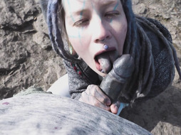 Anuskatzz caught while having wild public sex