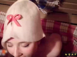 Stepsister Suck Dick Boyfriend in a Bath