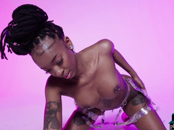 Big booty black MILF softcore porn video