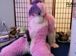 Furry Vicky Drained by VacuGlide.