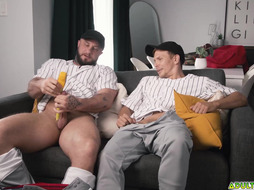 Ethan Chase rides Crush Daddys big cock