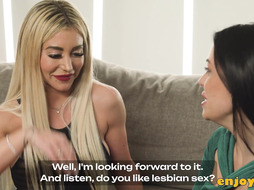 Arla and Sapphire's gigantic bra-stuffers and humid fuckboxes get together for a insatiable girl-on-