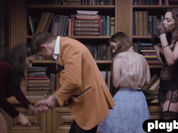 Sexy big tits MILFs tried to solve case