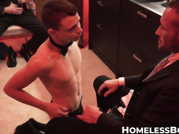 Big cock Austin pounded by Felix and Legrand