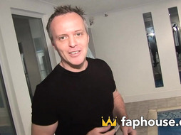 Revealing lingerie-clad chicks enjoy a cool 3some with a well-endowed man who satisfies their desire