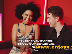 Dirty dark haired Selva dreamed to have a breakfast but was porked in the kitchen, so she watched th