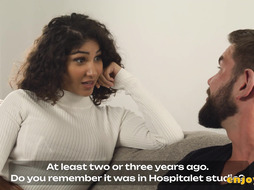 Big-assed, huge-titted dark haired with yam-sized titties likes tough hump - XXX gonzo porn!