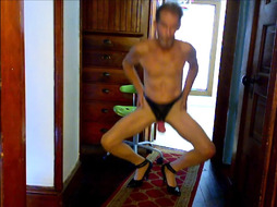 ROBERT RICHARD MILGATE EXPOSED IN PANTYHOSE AND A PINK PENIS SHEATH