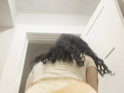 Goth girl won't stop twerking for you