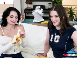 Stepsisters Learn Sex from Stepbro