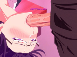 Huge tits teacher gets mouthful of cock from her bold student in class after hours