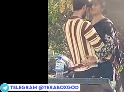 Desi Cute Lovers Outdoor Blowjob Secretly Captured Viral