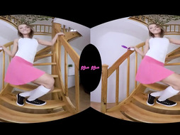 18VR - Katy Rose's has a Superb ass and Pussy