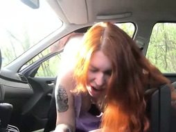 Fucking College Teacher In My BMW