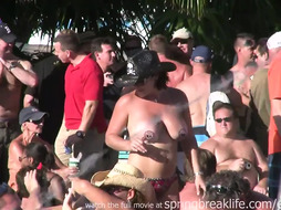 Bare-Breasted Pool Soiree - PornGem